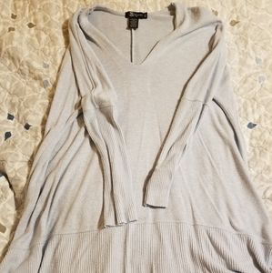 Women's,  gently used,  baby blue,  v neck sweater